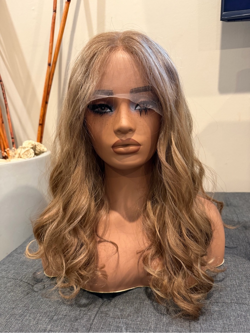 Joyous European Texture Human Hair Wavy New lace uncut. Size Small 18-19 inches